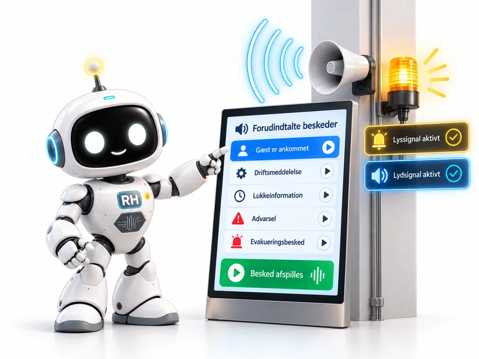 RH-Bot: Indtalte beskeder