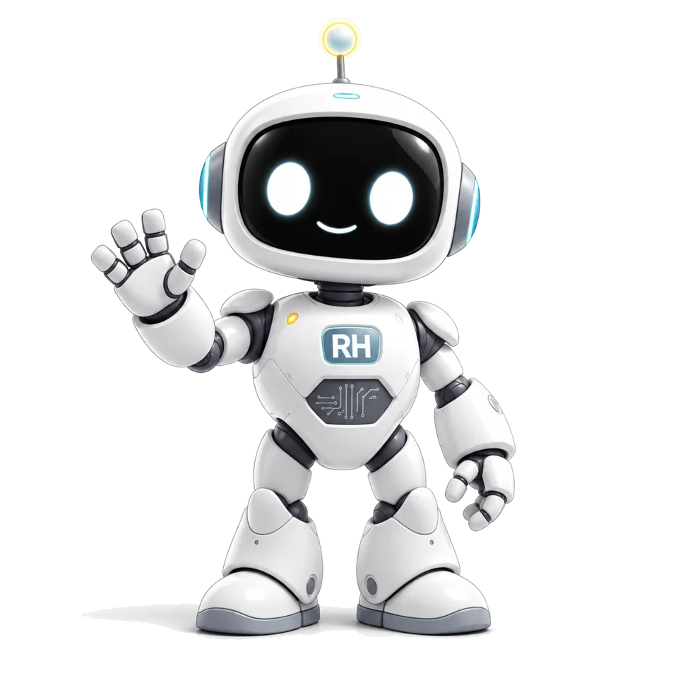 RH-Bot, RelayHubs maskot, vinker