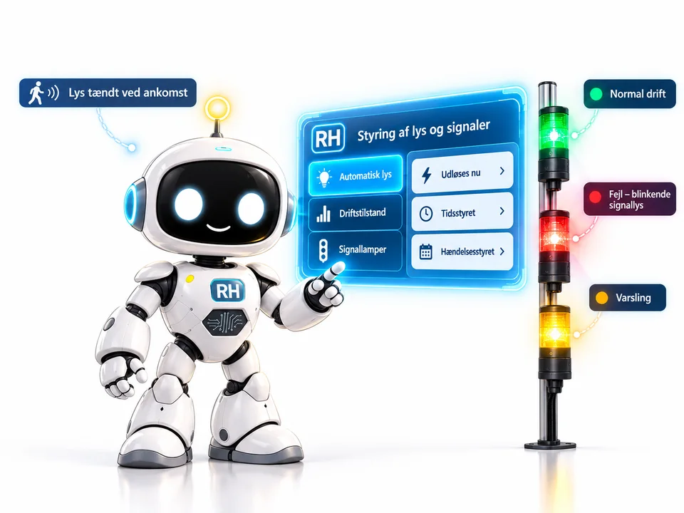 RH-Bot: Lys og signallamper